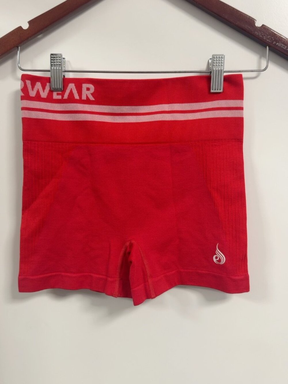 Ryderwear Red & Pink Seamless High Waisted Workout Shorts | 3” Inseam